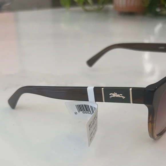 Longchamp Sunglasses 53mm Honey NWT - Picture 4 of 13